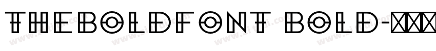 TheBoldFont Bold字体转换